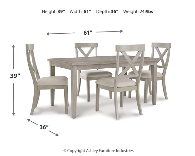 Parellen Dining Table and 4 Chairs JR Furniture Storefurniture, home furniture, home decor