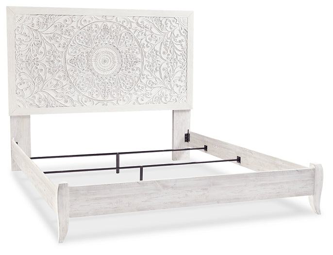 Paxberry King Panel Bed with Mirrored Dresser and Chest JR Furniture Storefurniture, home furniture, home decor