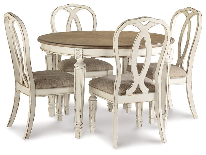 Realyn Dining Table and 4 Chairs JR Furniture Storefurniture, home furniture, home decor