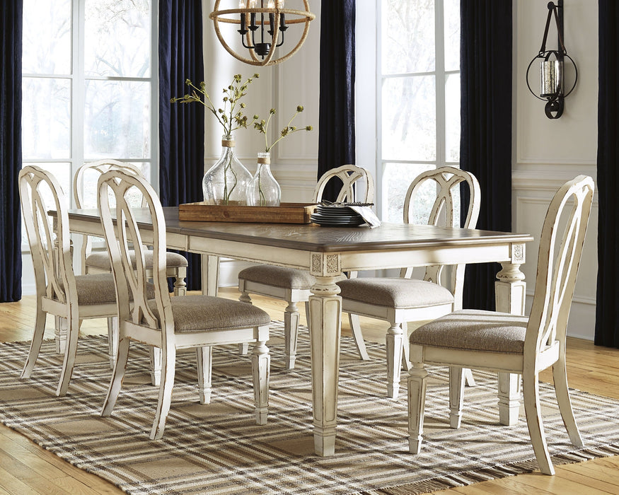 Realyn Dining Table and 6 Chairs JR Furniture Storefurniture, home furniture, home decor