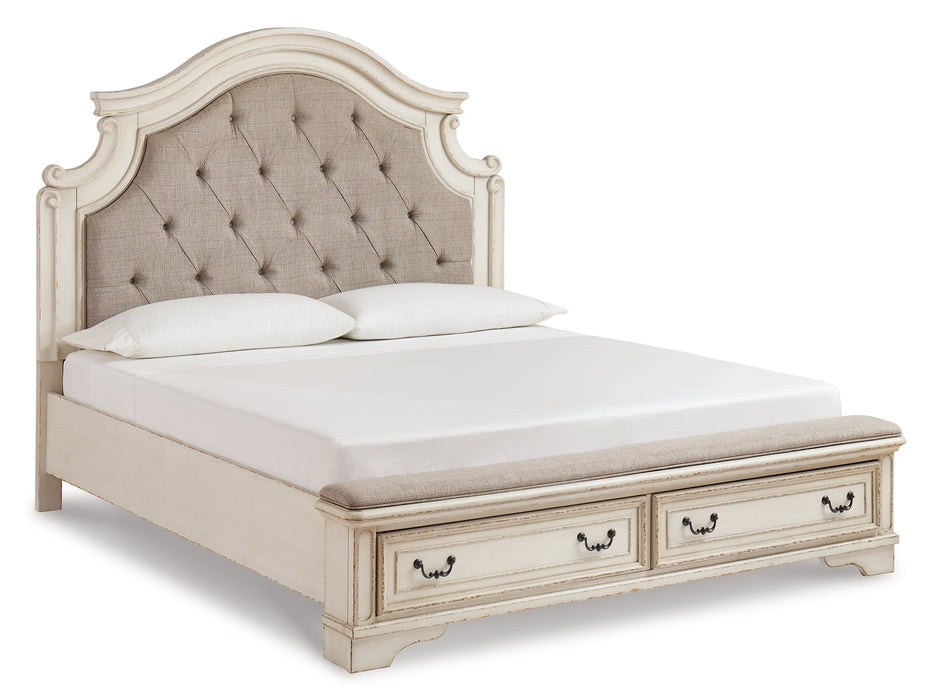 Realyn King Upholstered Bed with Mirrored Dresser and Chest JR Furniture Storefurniture, home furniture, home decor