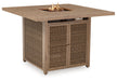 Walton Bridge Square Bar Table w/Fire Pit JR Furniture Storefurniture, home furniture, home decor