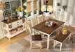 Whitesburg Dining Table and 4 Chairs and Bench JR Furniture Storefurniture, home furniture, home decor