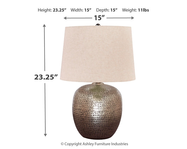 Magalie Metal Table Lamp (1/CN)