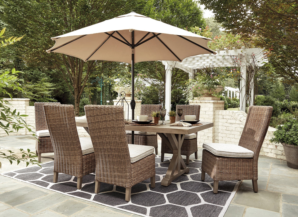 Beachcroft Outdoor Dining Table and 6 Chairs