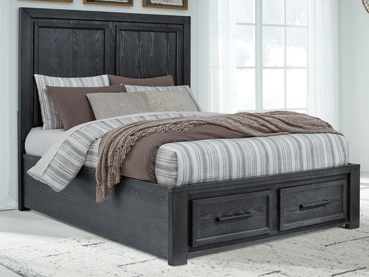 Foyland  Panel Storage Bed