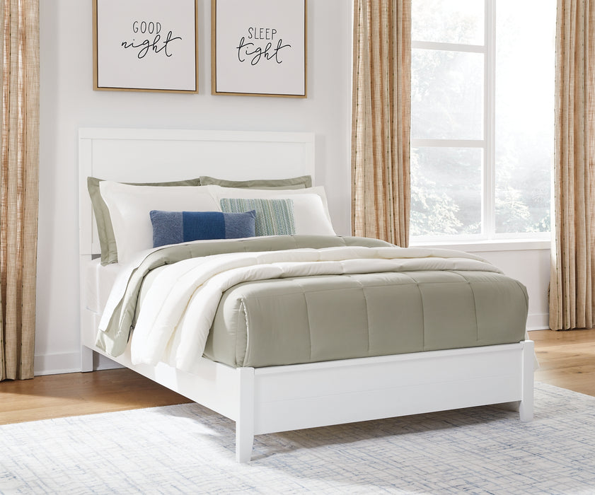 Binterglen Full Panel Bed with Mirrored Dresser, Chest and Nightstand