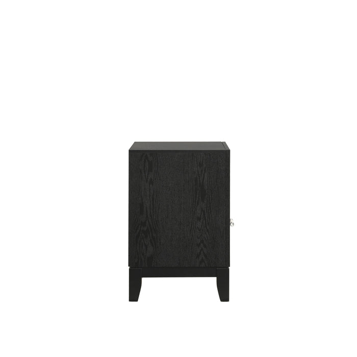 OBSIDIAN NIGHTSTAND-BLACK