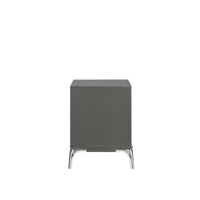 NOCTURNE NIGHTSTAND-SLATE