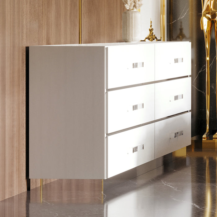 EUROPA DRESSER- WHITE