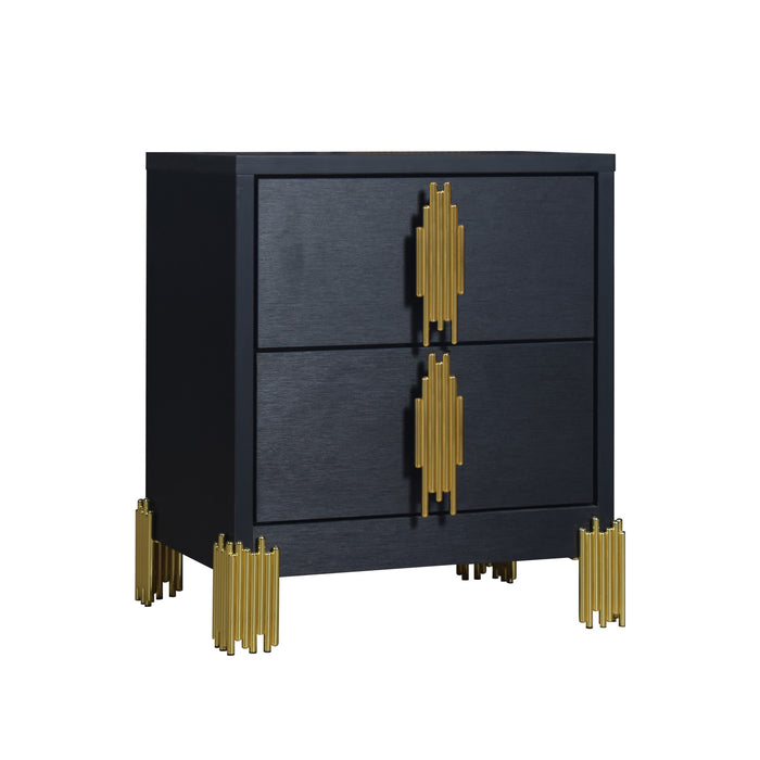 EMPIRE NIGHTSTAND- BLACK