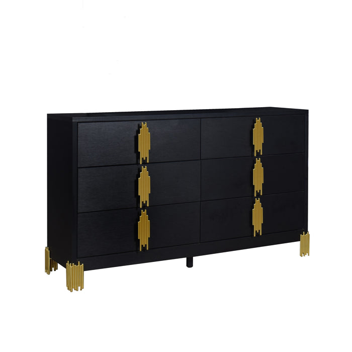 EMPIRE DRESSER- BLACK