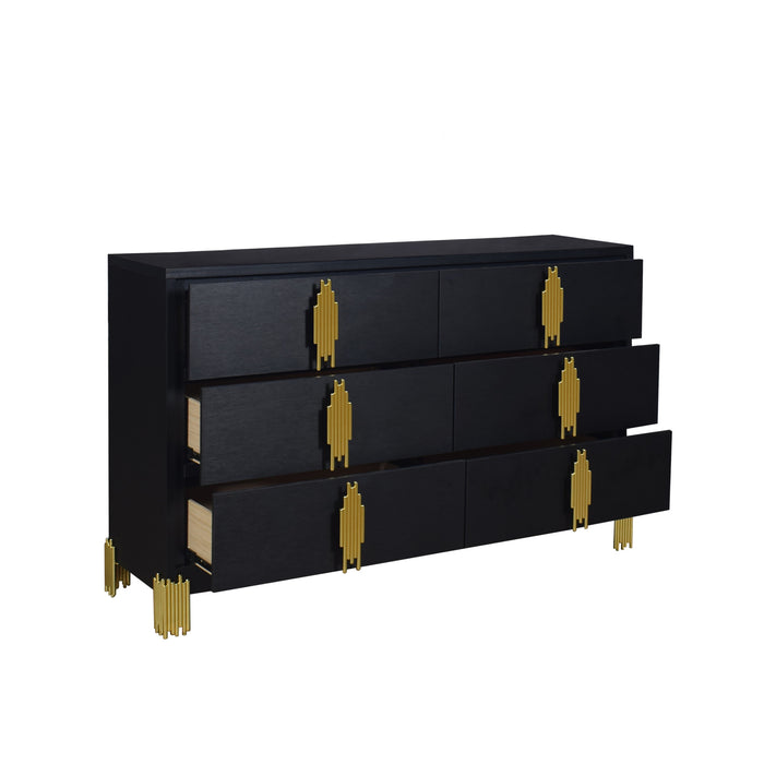 EMPIRE DRESSER- BLACK