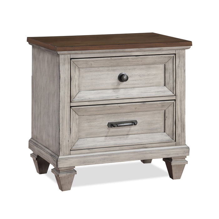 MARIANA NIGHTSTAND W/USB-VINTAGE CREME