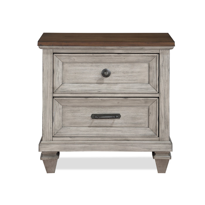 MARIANA NIGHTSTAND W/USB-VINTAGE CREME