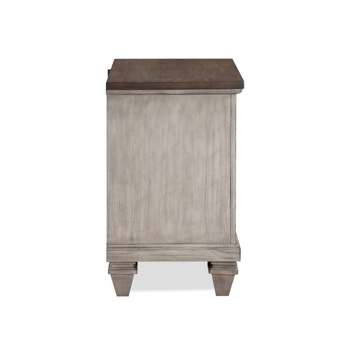 MARIANA NIGHTSTAND W/USB-VINTAGE CREME