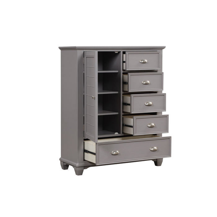 JAMESTOWN DOOR CHEST- GRAY