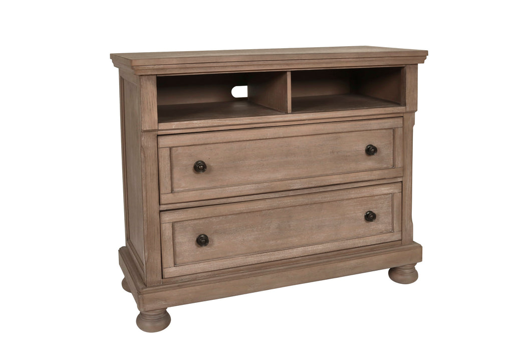 ALLEGRA MEDIA CONSOLE-PEWTER