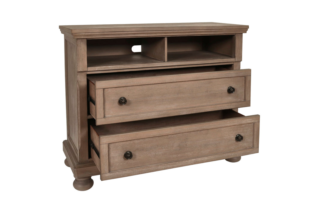 ALLEGRA MEDIA CONSOLE-PEWTER