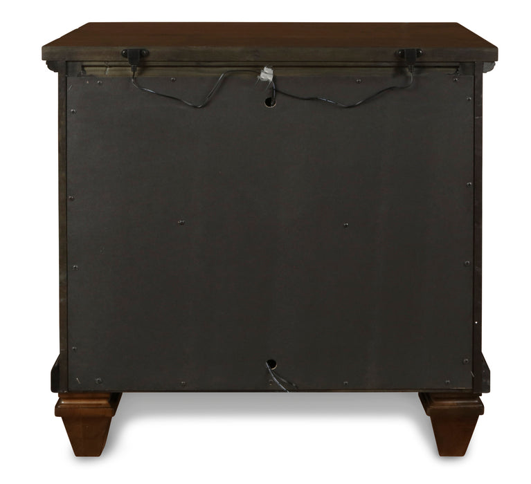 SEVILLA NIGHTSTAND -WALNUT