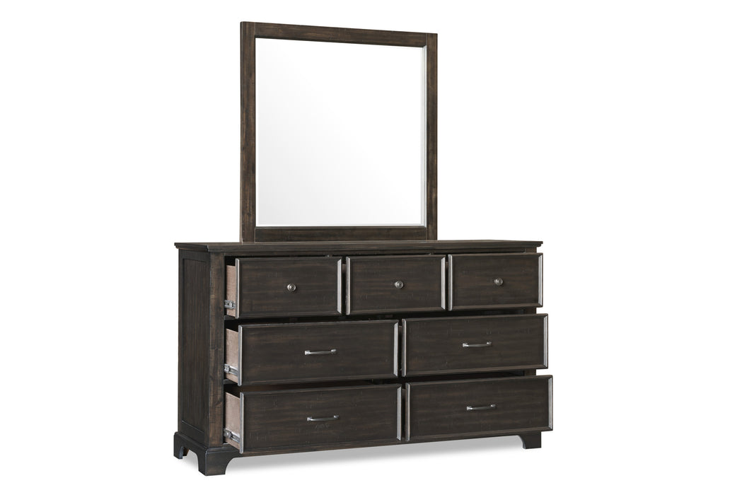 STAFFORD COUNTY MIRROR-WALNUT