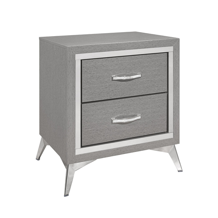 HUXLEY NIGHTSTAND-GRAY