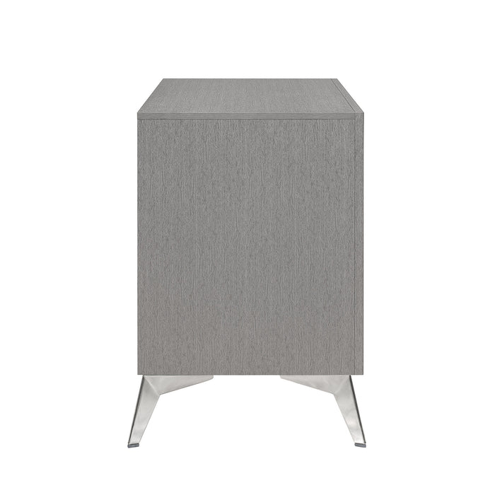 HUXLEY NIGHTSTAND-GRAY