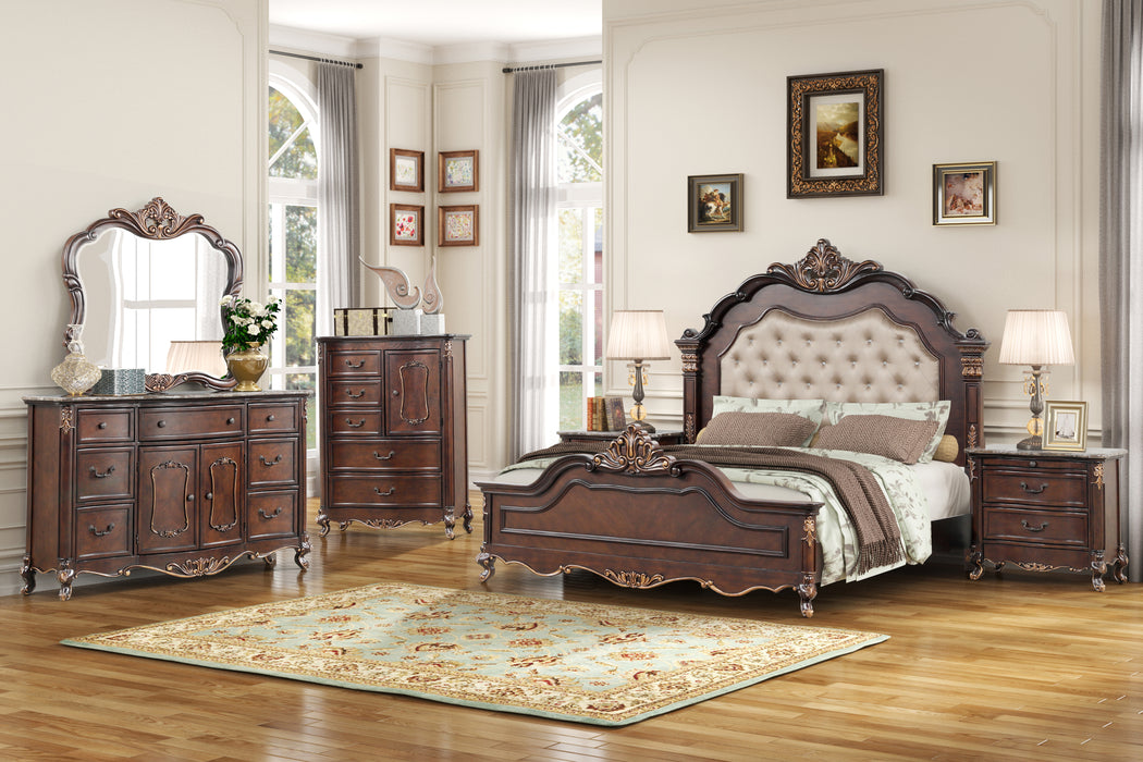 CONSTANTINE DRESSER W/MARBLE TOP-CHERRY