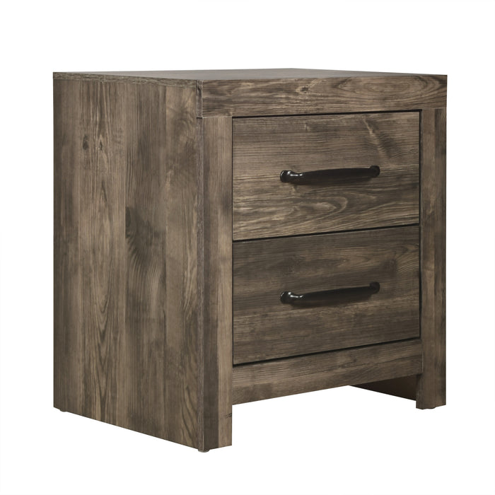 MISTY LODGE NIGHTSTAND- GREIGE