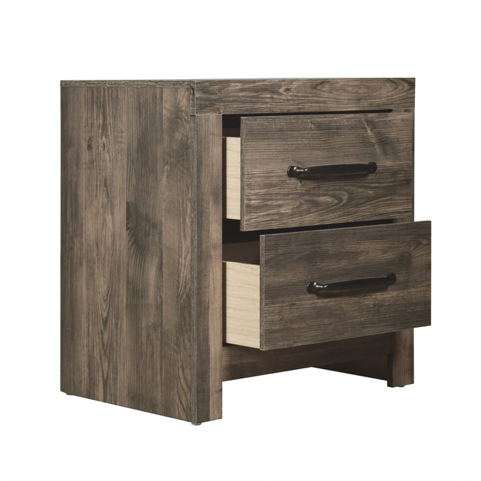 MISTY LODGE NIGHTSTAND- GREIGE