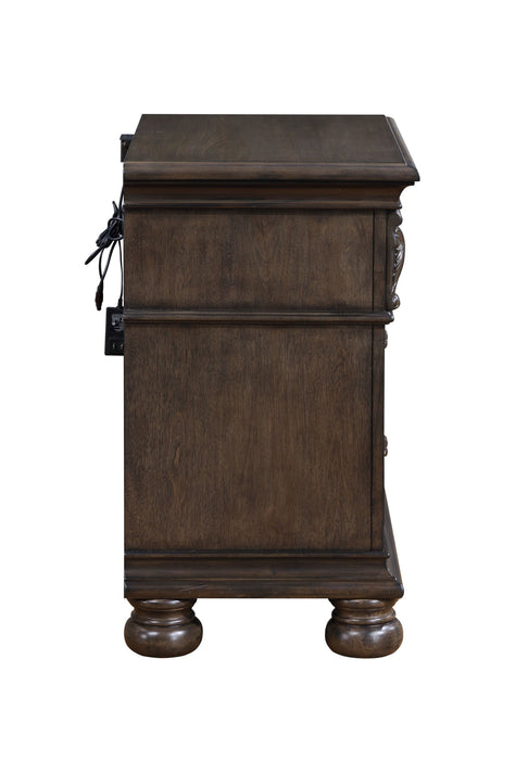 BALBOA NIGHTSTAND W/USB -WALNUT