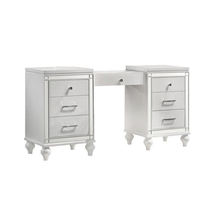 VALENTINO VANITY TABLE-WHITE