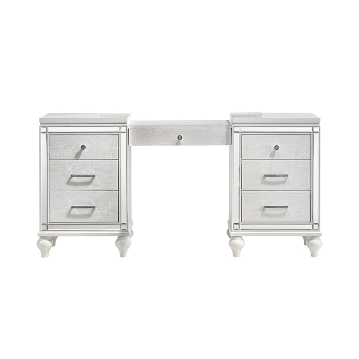 VALENTINO VANITY TABLE-WHITE