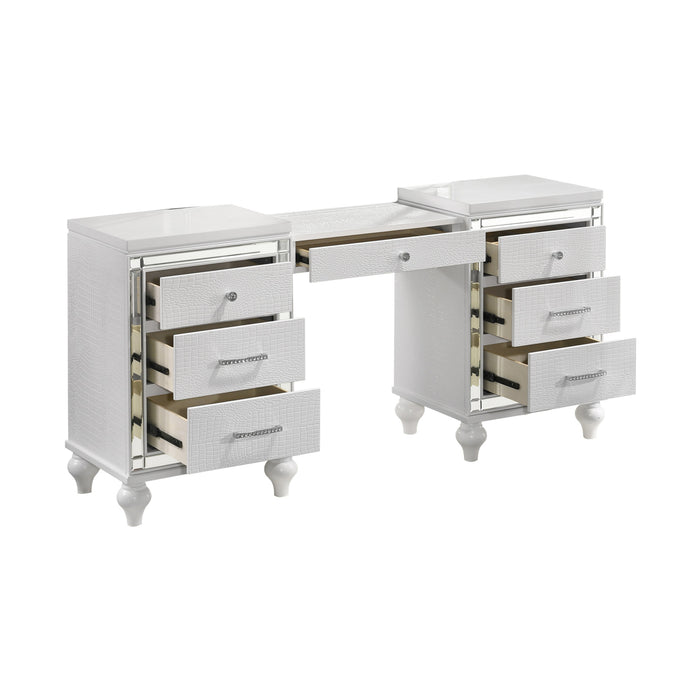 VALENTINO VANITY TABLE-WHITE