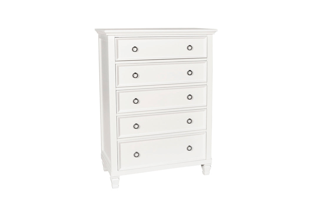 TAMARACK CHEST- WHITE