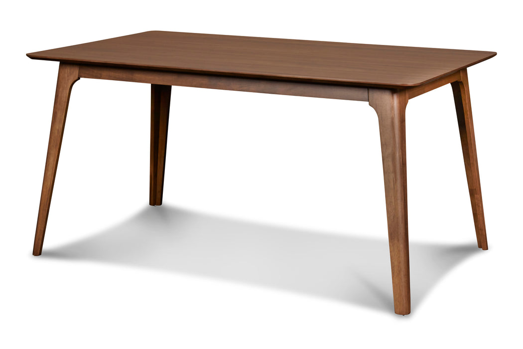 OSCAR 60" DINING TABLE - WALNUT