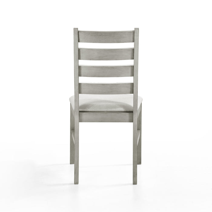 PASCAL LADDERBACK DINING CHAIR (2 Per Carton)-DRIFTWOOD