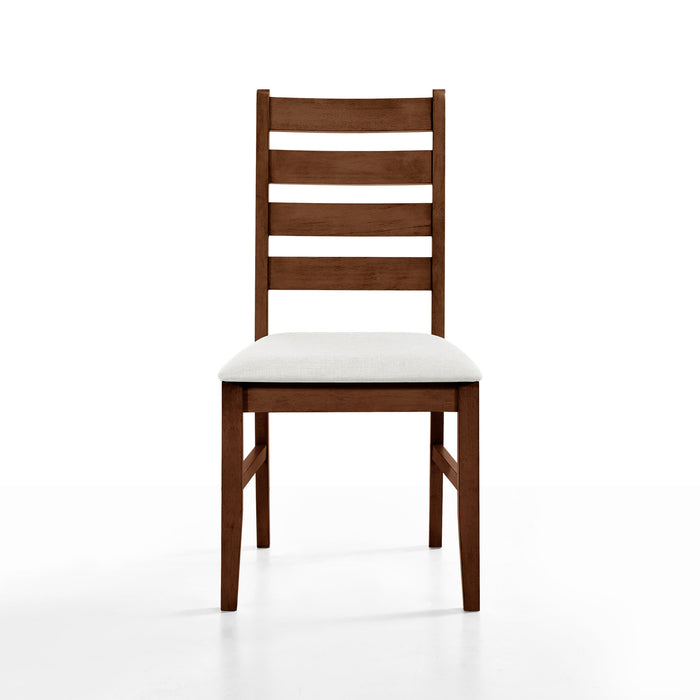 PASCAL LADDERBACK DINING CHAIR (2 Per Carton)-WALNUT