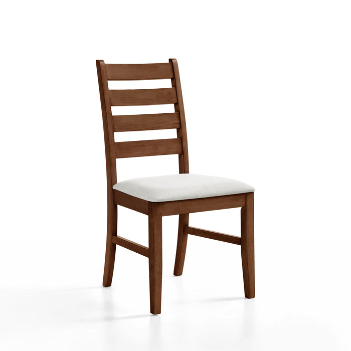 PASCAL LADDERBACK DINING CHAIR (2 Per Carton)-WALNUT