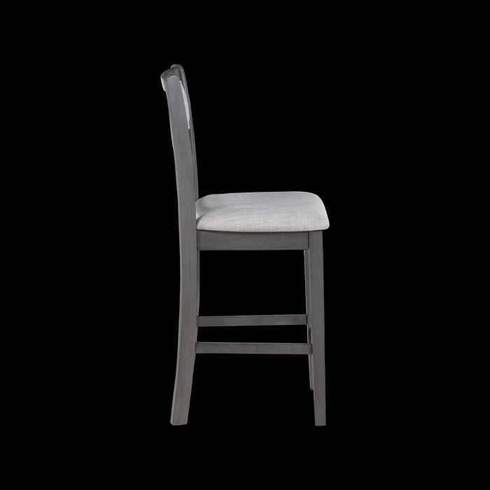 GIA COUNTER CHAIRS (2/CTN)-GRAY