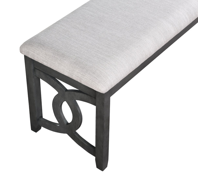 GIA 46" BENCH-GRAY