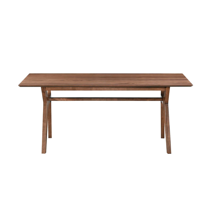 THEA 70" RECTANGULAR DINING TABLE-WALNUT