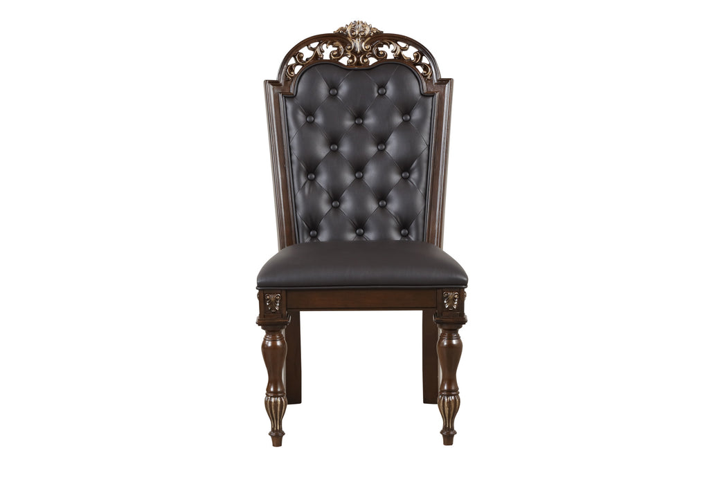 MAXIMUS DINING SIDE CHAIR-MADEIRA