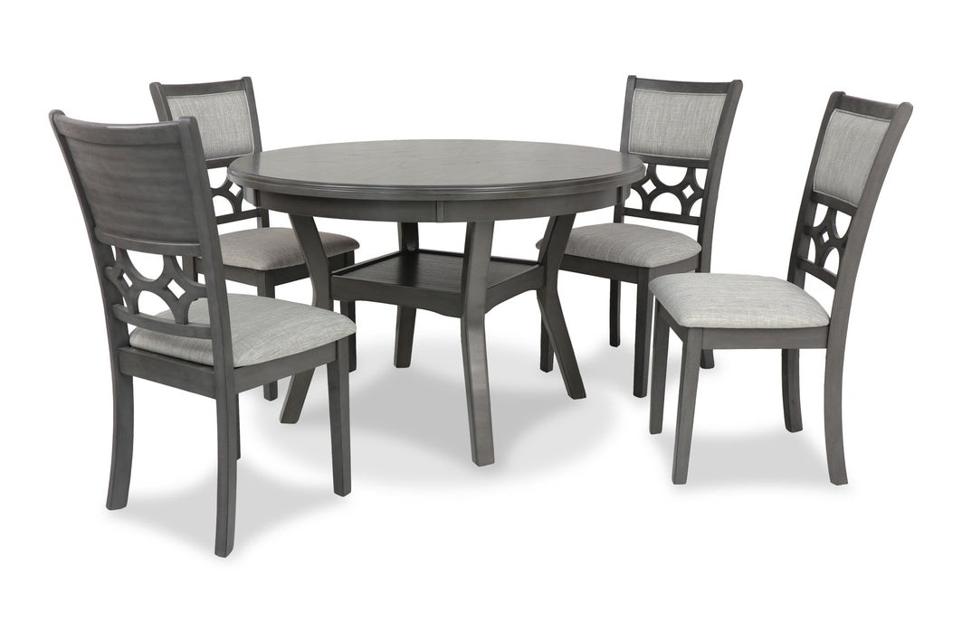 MITCHELL 5 PC DINING SET-GRAY