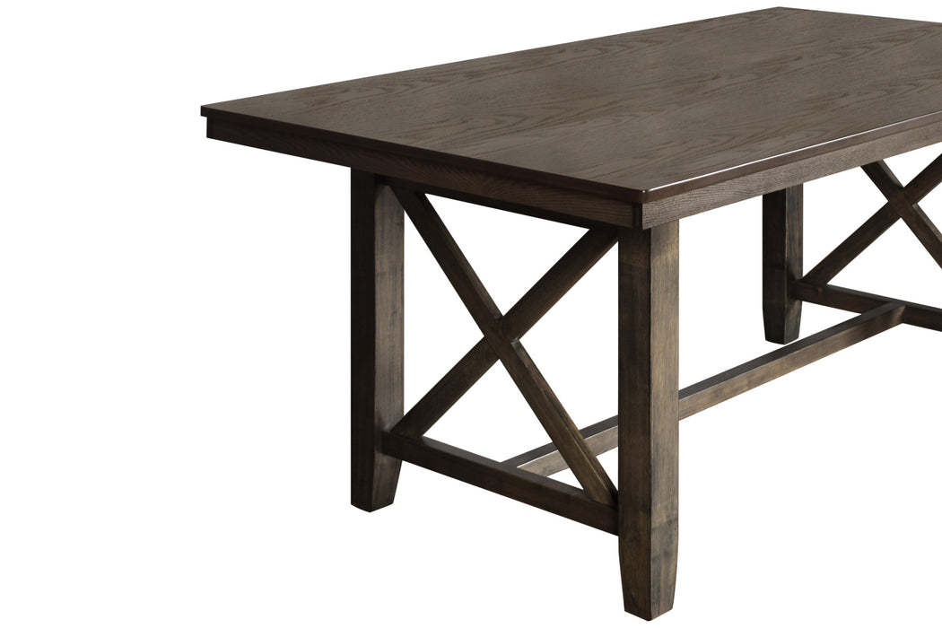 JULIUS 66" RECTANGLE DINING TABLE-WALNUT