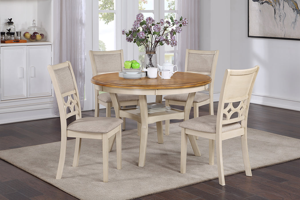 MITCHELL 5 PC DINING SET-BROWN CHERRY