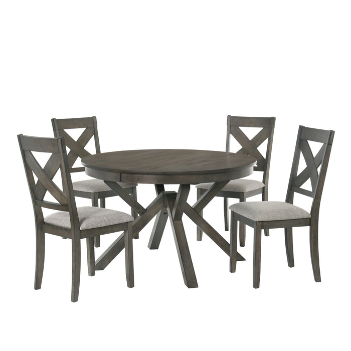 GULLIVER ROUND TABLE-RUSTIC BROWN