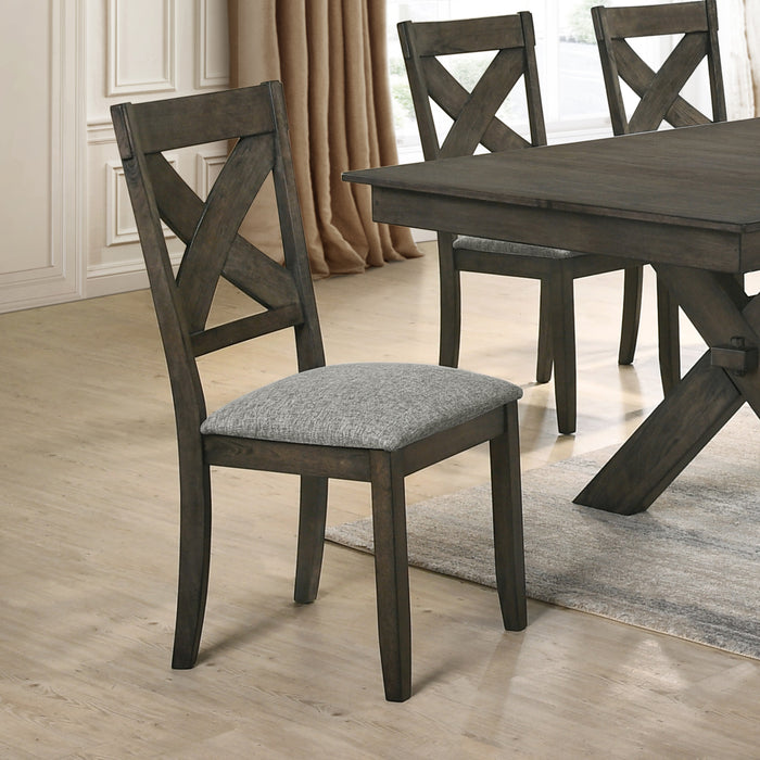 GULLIVER SIDE CHAIR-RUSTIC BROWN