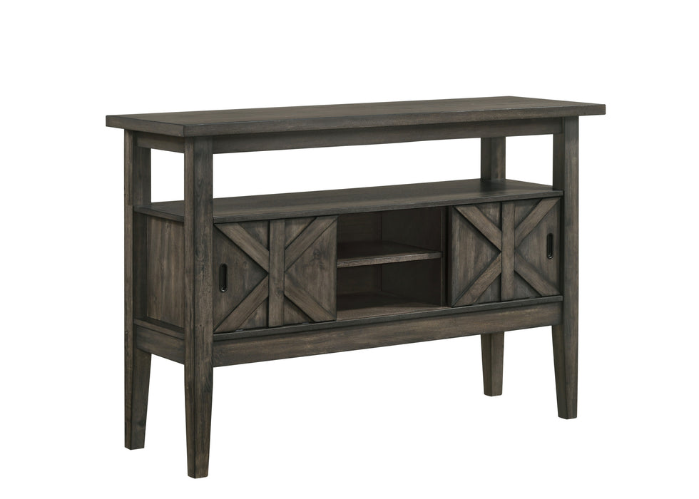 GULLIVER SERVER-RUSTIC BROWN