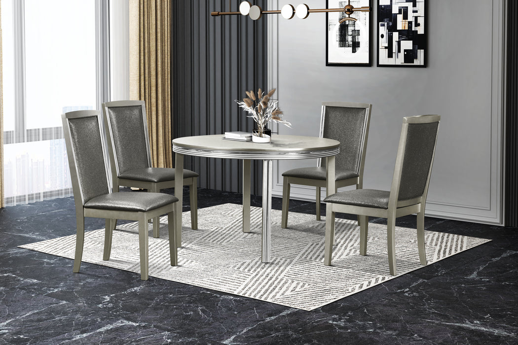 LUMINA ROUND TABLE-SILVER